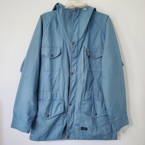 VINTAGE Mens Class 5 C5 Outdoor Jacket Size Medium Blue Tan Made in USA